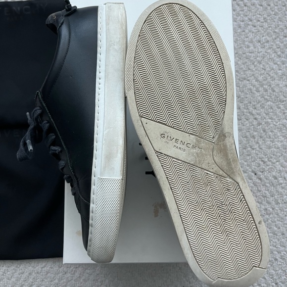 Givenchy Black Leather Sneakers - Picture 7 of 9